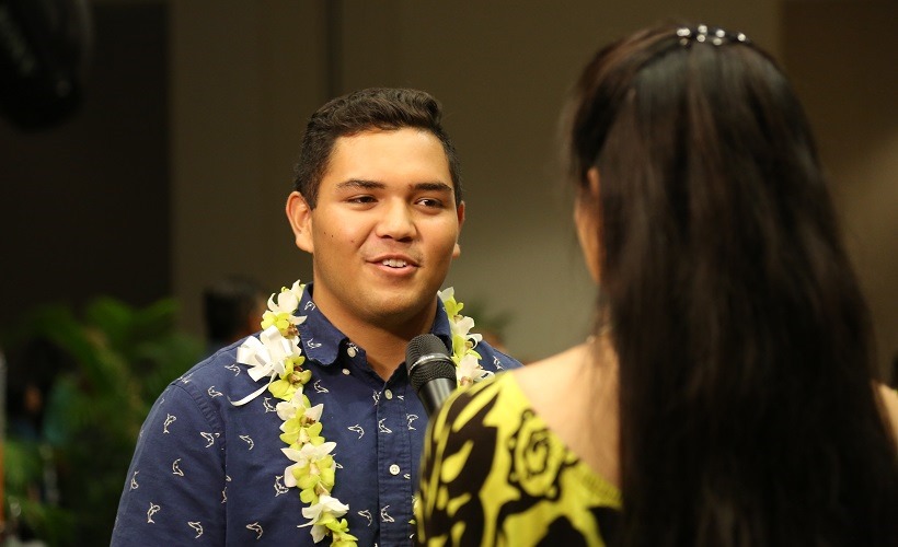 HMSA honored nine high schools and 15 students at the 2017 HMSA Kaimana Awards & Scholarship Program luncheon on Saturday, June 10.